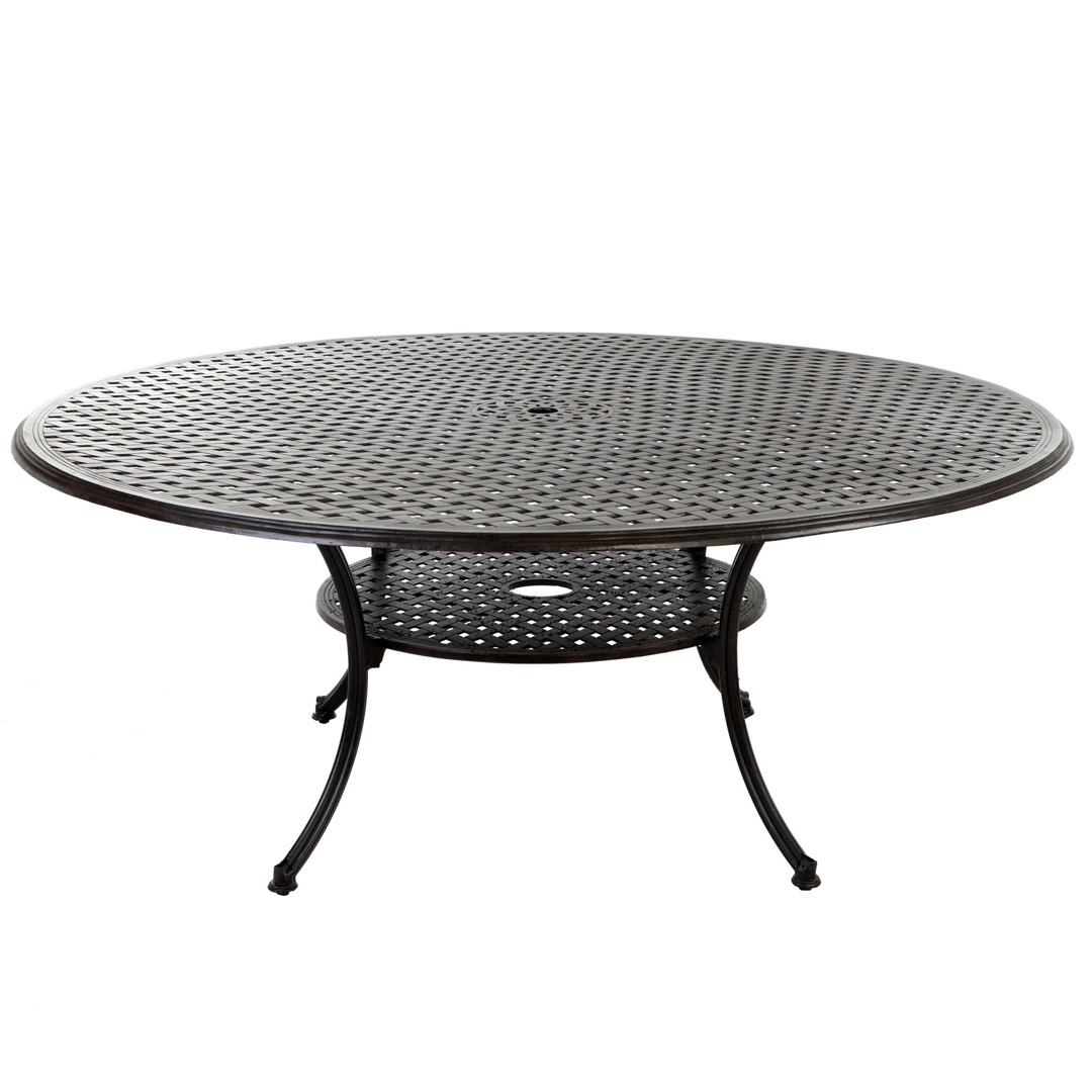 Cast Aluminium 8 Seat Round Dining Set