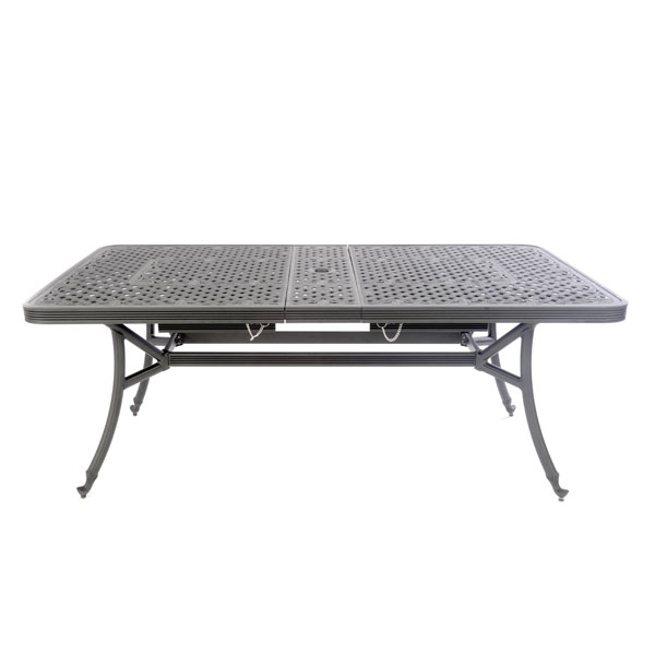 aluminium extending table 10 knot chairs black regatta garden furniture essex - Garden Furniture Essex aluminium extending table 10 knot chairs black regatta garden furniture essex - Garden Furniture Essex