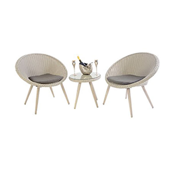 manhattan bistro set pebble weave regatta garden furniture essex