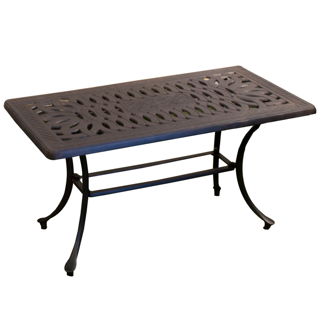 Kensington Firepit Ice Grill Small Coffee Table 90 X 45cm
