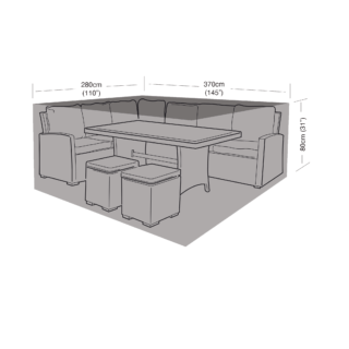 WS071 Ex Large Casual Dining Set Cover