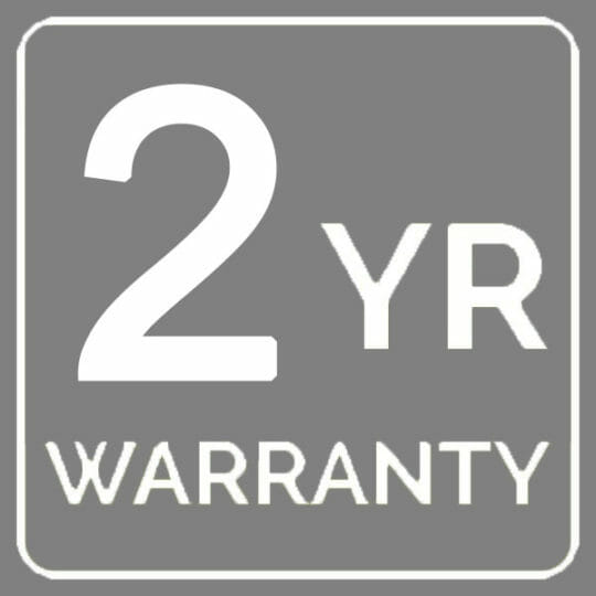 2 Year Warranty