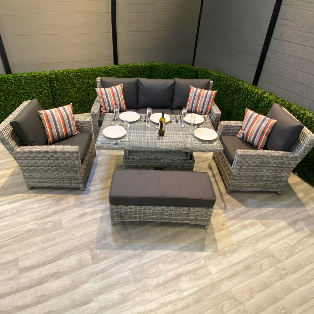 Henley 5pc Height Adjustable Sofa Set