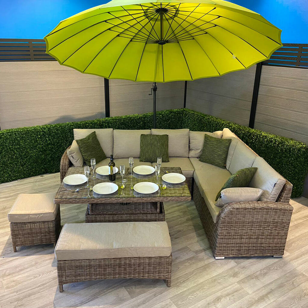Havana Deluxe Corner Unit Regatta Garden Furniture Essex