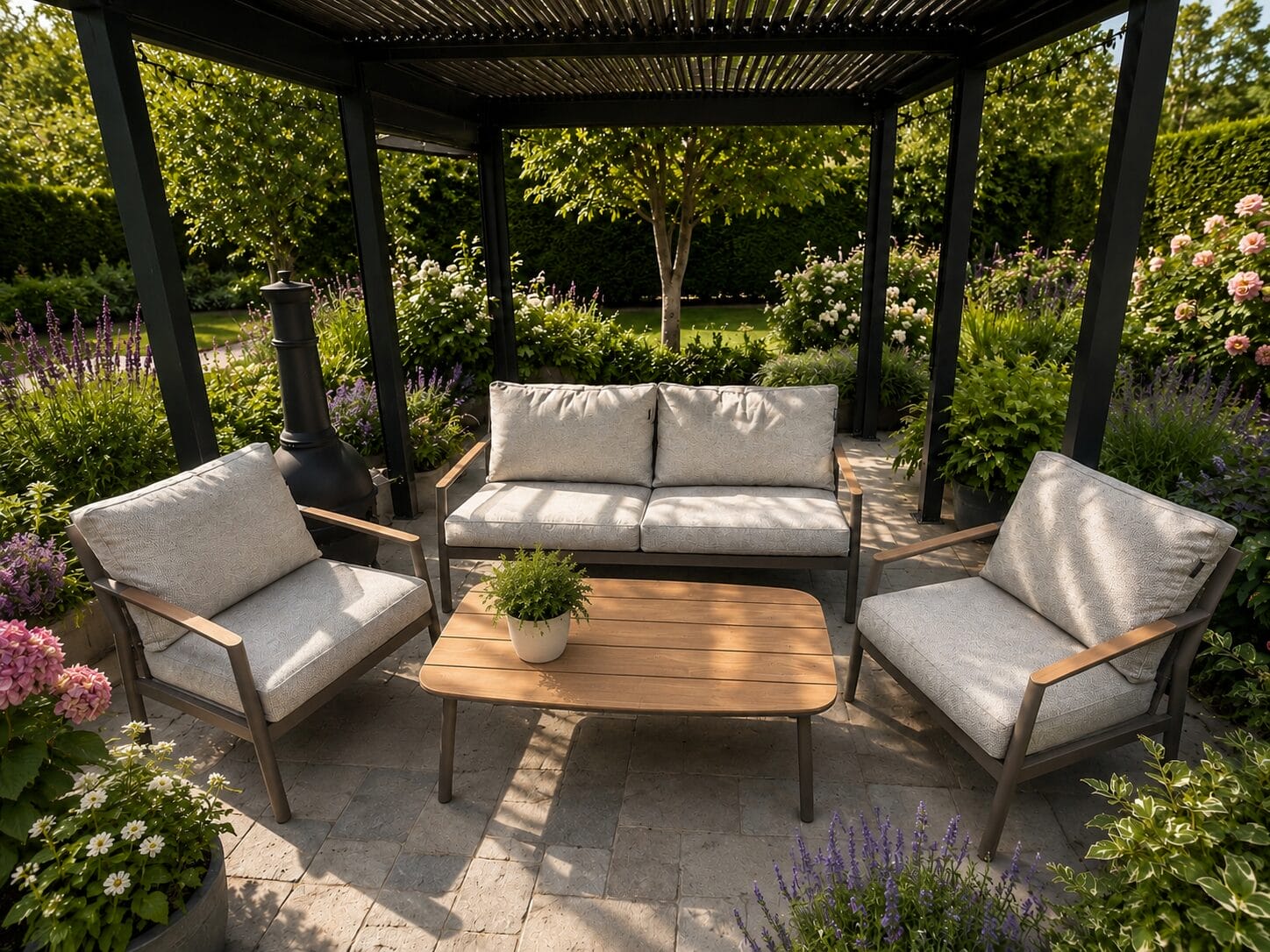 Palm Beach Hazel 4Pc Lounge Sofa Set